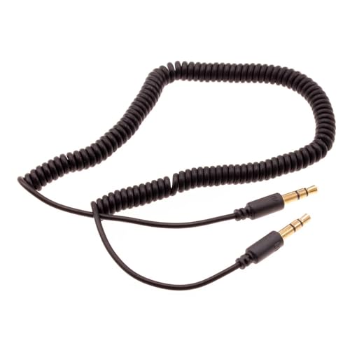 Cable Auxiliar 3.5mm Enrollable para Auto y Audio miniatura 1