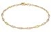 18K Gold Plated Gold and Multi Color Crystal Baguette Anklet