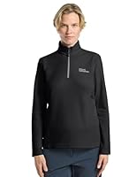 Jack Wolfskin Damen Taunus Hz W Fleecepullover, Schwarz, M EU
