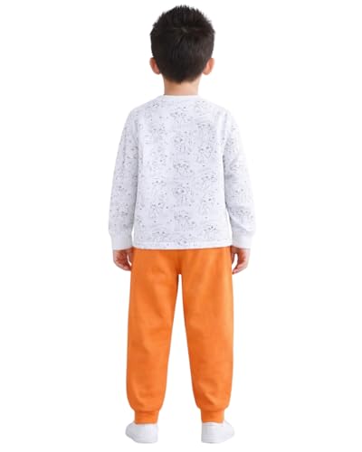 Image of NOVA BLOOM Kids Clothes for Boys | Cotton Printed Sweatshirt and Pants Set, Lightweight Breathable Kids Dress Boy Outfit, Comfortable Baby Boy Dress for Summer and Winter Wear