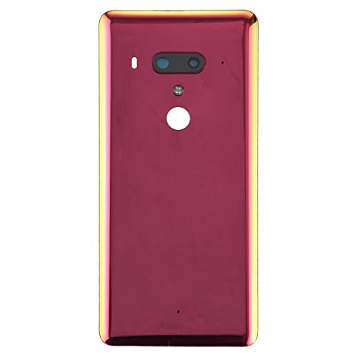 Vitre arrière pour HTC U12+ avec lentille de caméra rouge