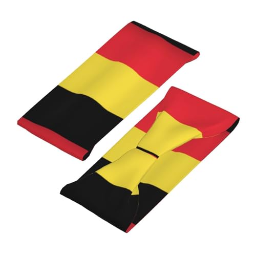 Image of Cute Flag Headbands Women Men Flag Sweatband Sports Headband for Running, Cycling, Yoga Gym, Working Out