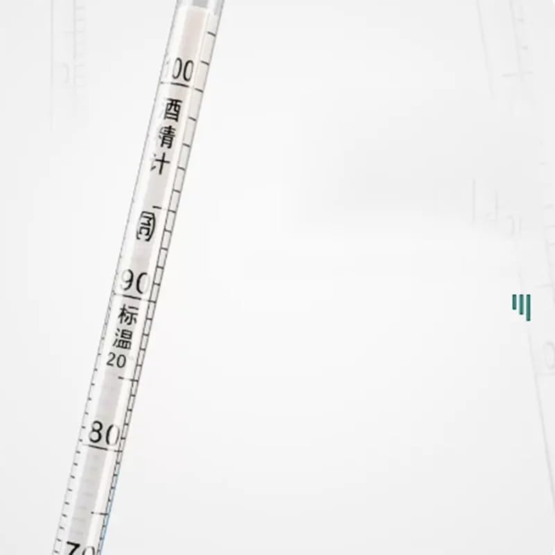 Alkoholmessgerät-Set – 0–40/40–70/70–100 Alkoholometer mit -Reagenzgläsern zur Messung der Weinkonzentration, 1 Stück(0-40)