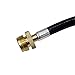 DOZYANT Propane Hose Adapter 1lb to 20lb Converter Replacement for Coleman Camp Stove, Buddy Heater to LP Cylinder POL Connection
