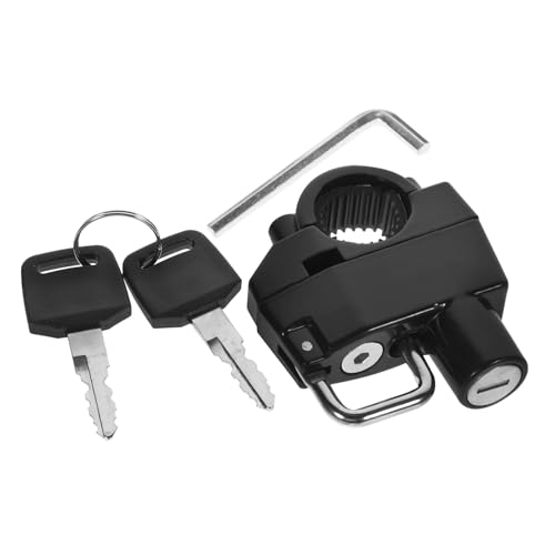 Gatuida Candado para Casco de Motocicleta de Aleación de Aluminio Antirrobo Seguro y Resistente y Ligero Compatible con Varios Modelos Cascos Protección Eficaz contra Pérdidas y Robos