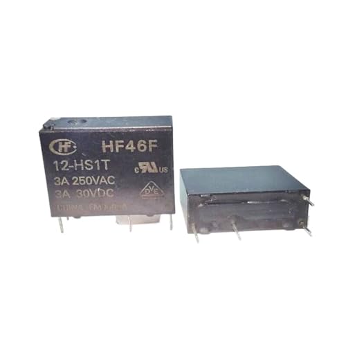 Relais miniature HF46F12HS1T 12VDC 5A pour domotique connectée