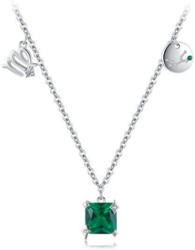 Pendentif en argent sterling et oxyde de zirconium pour femme