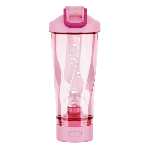 Image of VOLTRX Premium Electric Protein Shaker Bottle, Made with Tritan - BPA Free - 24 oz Vortex Portable Mixer Cup /USB Rechargeable Shaker Cups for Protein Shakes