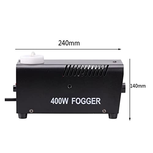 Máquina de humo Halloween Mini 400W Máquina de humo portátil para escenario 3000 Cuft/min para bodas y equipo de producción de música miniatura 3