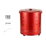 Design sûr à l'épreuve des étincelles : cet incinérateur avec couvercle offre une solution anti-étincelles pour brûler du papier, garantissant une utilisation sûre à l'intérieur et à l'extérieur sans étincelles indésirables ni risques d'incendie, ce qui le rend pratique pour les cours, les jardins, le camping ou la plage.