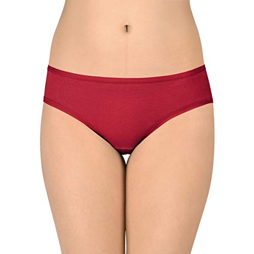 Image of Amante Solid Low Rise Cotton Bikini Panty Pack(Pack of 3)