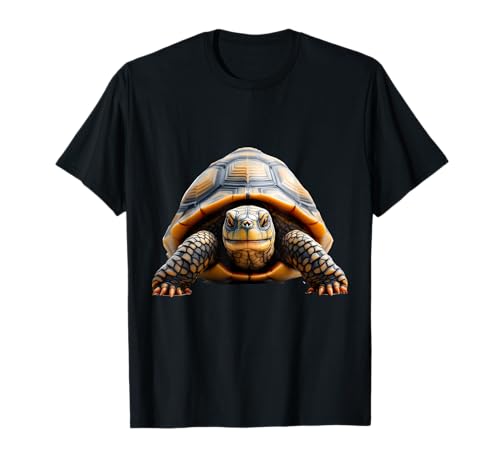 Tortuga plano detallado caparazón calma Reptil Camiseta