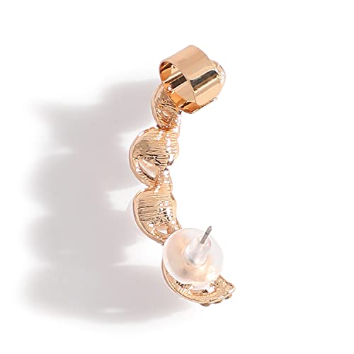Image of SOHI Designer Cuff Earrings for women & girls, cute earrings for girls, fancy earrings for women stylish, fashion jewellery for women, Light Weight stylish, Cuff Earring, One Ear Cuff, Ear wire