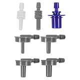 SHINEOFI Adapter Ersatzanschluss 7 teilig aus ABS, universeller Oberarmmanschettenanschluss für, geeignet für Heim und Klinikeinsatz