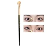 Tmay Concealer Brush,Synthetic Fibre Small Makeup Brush Half-Fan Shape | Foundation Brush Contouring