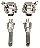 Milodon 85700 Vac-U-Pan Kit with Chrome Breathers