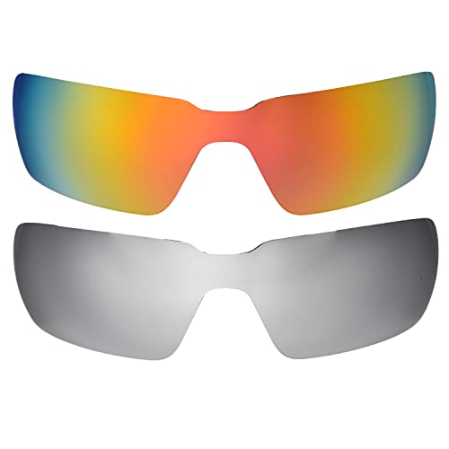 Verres Probation Oakley Titane et Rouge Anti-Reflets Haute Clarté Visuelle