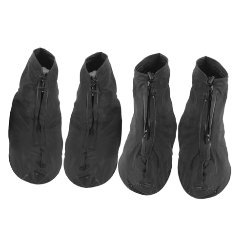 Cubrezapatos impermeables para caminar bajo la lluvia con botas de trabajo seguras