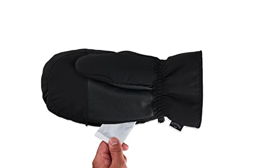 Mitones de golf térmicos unisex con forro polar para invierno en color negro 6