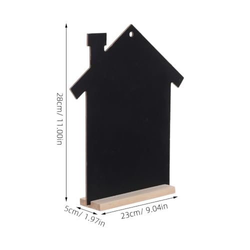5 pizarras de madera con soporte Zerodeko para mesas y letreros de buffet 7