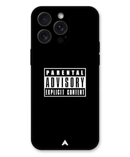 Image of Premium Explicit Case for iPhone 13 Pro Max Soft-Touch Metal TPU Back Cover, Shockproof, Designer, Aesthetic Mobile Phone Case (Glossy Finish)