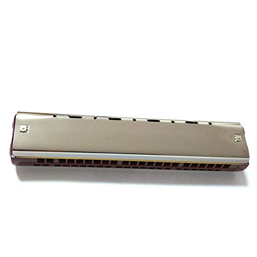 KIRANDIE Harmonica monochromatiques Harmonica 44 Trous Blues Harp Key C Bouche d’orgue en Laiton Roseaux Résine… - Les Beatles, Paul McCartney, John Lennon, RIngo Starr, George Harrison KIRANDIE Harmonica monochromatiques Harmonica 44 Trous Blues Harp Key C Bouche d'orgue en Laiton Roseaux Résine… – Image 3
