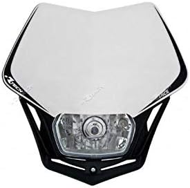Panel Headlight Holder Universal V-Face White Black
