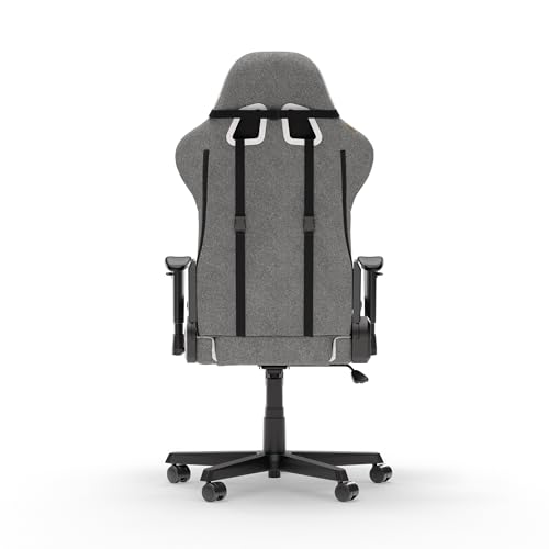 DXRacer Formula L Gris & Blanc Tissu la Chaise Gaming Originale – vue 5