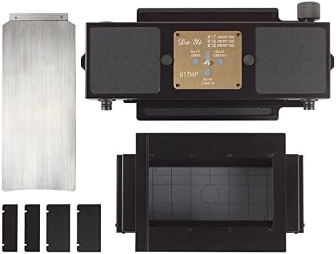 DAYI Universal 6x17 6x12 6x14 Multi-Format Roll Film Back for Linhof Wista Toyo Sinar Horseman Ebony Graflex 4X5”Large Format Camera with Dark Slide and Film Mask Side