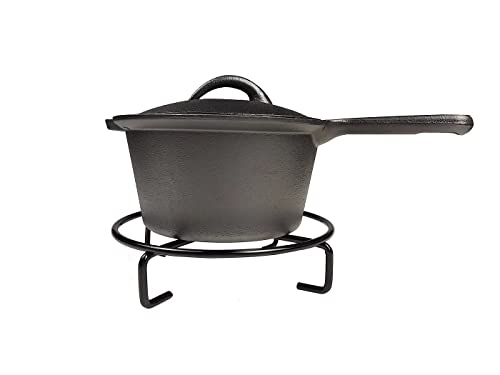 Hawok Pre-Seasoned Cast Iron Dutch Oven Camping Cooking Set With Carrying Storage Box #TOP3