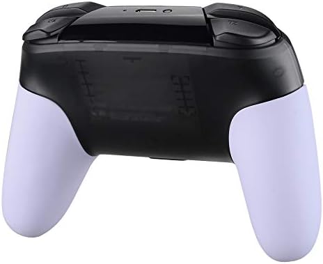 eXtremeRate Light Violet Replacement Handle Grips for Nintendo Switch Pro Controller, DIY Custom Hand Grip Shell for Nintendo Switch Pro - Controller NOT Included - 4