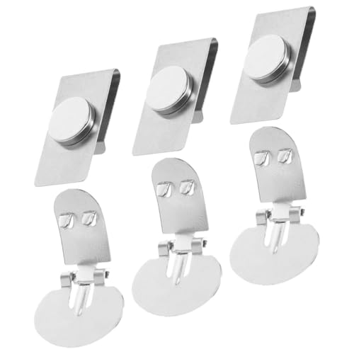 Sujetadores magnéticos para corbata Veemoon de acero inoxidable con clips invisibles