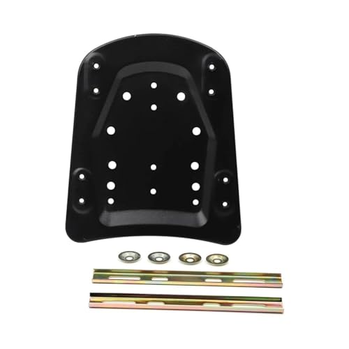 Porte-bagages en fer lourd universel pour stabiliser le coffre noir moto