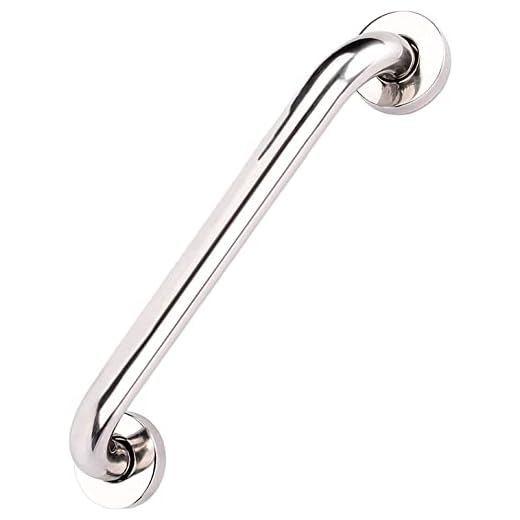 supregear Barra de Agarre para Baño, Tirador de Baño de Acero Inoxidable 304 de 30 cm, Tirador de Seguridad, Tirador Auxiliar para Cocina, Dormitorio, Bañera, Ducha y Escalones