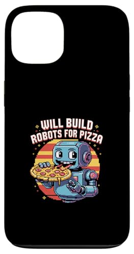Will Build Robots For Pizza �G���W�j�A�����O���{�b�g |- �X�}�z�P�[�X iPhone 13 �p