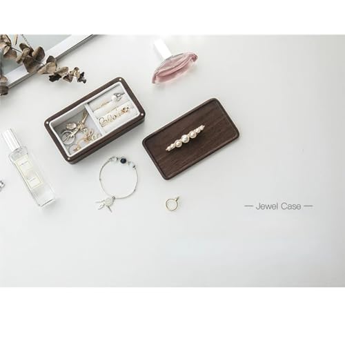 Boîte à bijoux en bois mini pour voyage et bagues - 3