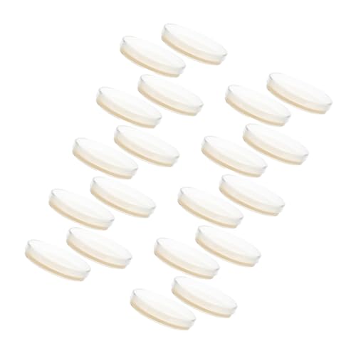 KICHOUSE 20 Pcs Nutrient Agar Plate Agar Science Kit Agar Plates Petri Dish with Lid Pre- Poured Growth Dishes Petri Dishes with Lids Agar Dish Lab Seeding Dishes