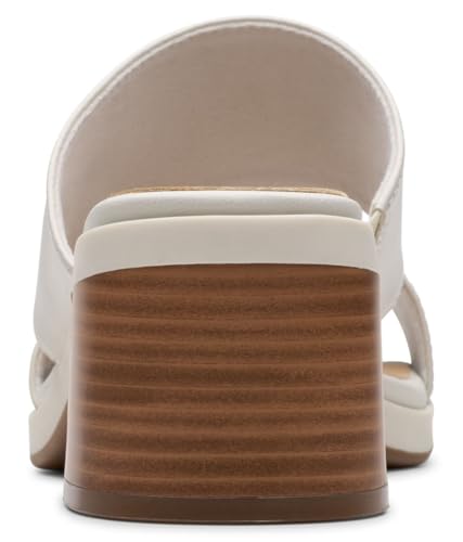 Clarks Clarks Women Jaylan Dusk Off White Leather 8 Medium