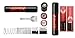 Put-Butts Spegnisigaro Made in Italy Mod. L 100 REMOVER - Meccanismo Estraibile, Tappo Telescopico con Visore Capsula ed Estrattore - Per Sigari Toscani e Simili, Portasigari, Humidor - Rosso Sport immagine