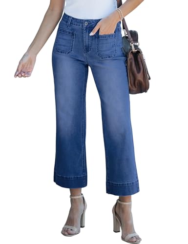 luvamia Wide Leg Jeans for Women Trendy High Waisted Flare Jeans ...