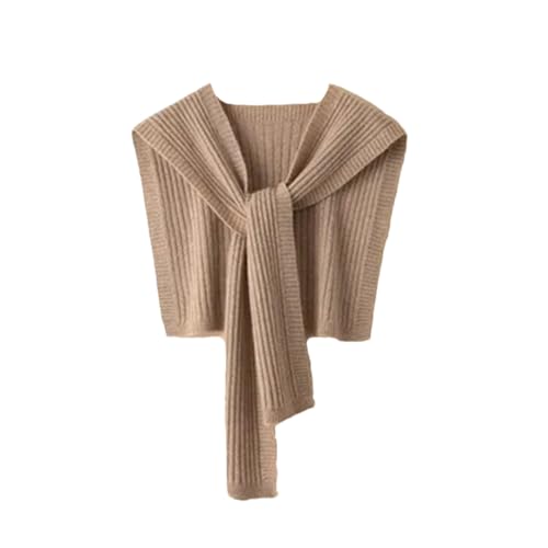 Women's Wool Cape Draped Over Knitted Warm Jacke Scarf