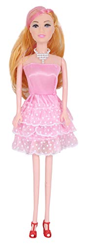 Image of Tickles Doll with Daughter for Kids Girls, Home Decoration Birthday Gifts (Size : 30 cm Color: Pink)