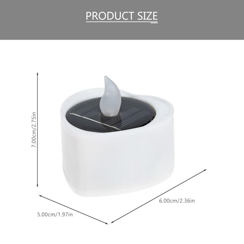 Velas Solares LED sin Llama Pack de 6 para Iluminación de Exterior 2