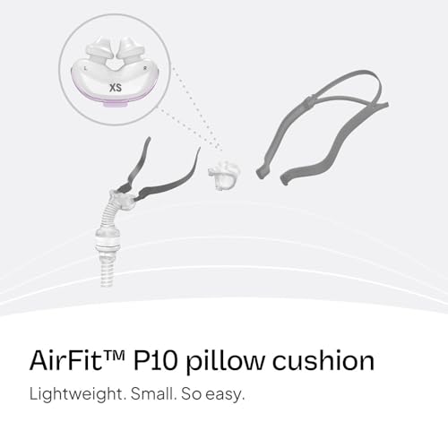 ResMed P10 Nasal Pillow Cushion - Replacement Silicone CPAP Mask Cushion - Frame System & Headgear Not Included - Premium CPAP Accessory - X-Small