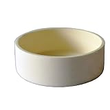 OTOOLWORLD 99.3% Alumina Crucible Al2O3 Aluminum Oxide Assay Crucible for Lab Laboratory 120ML 90MMx