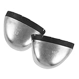 OSOLADY 1pair Iron Toe Inserts for Work Boots Protective Toe Covers for Men Composite Safety Caps with Enhanced Impact Resistance for Industrial and Construction Use