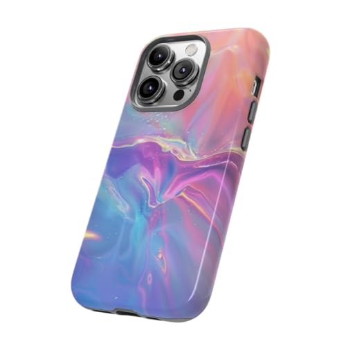 Coque iPhone 14 Pro design abstrait avec finition rigide brillante - 2