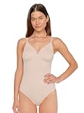 Susa Damen Body ohne Bügel BH, Cappuccino, 90B