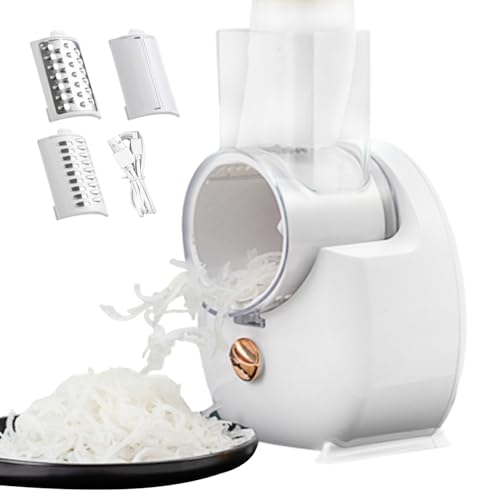 Rallador Eléctrico con 3 Accesorios para Queso y Vegetales miniatura 1