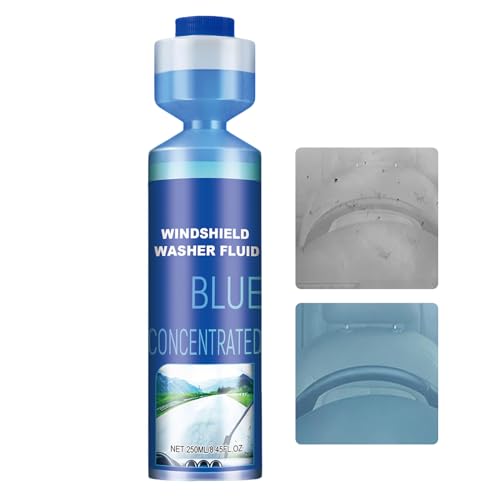 Detergente per parabrezza, 250 ml, detergente per vetri – Detergente per vetri contro la pellicola di olio, residui d'acqua